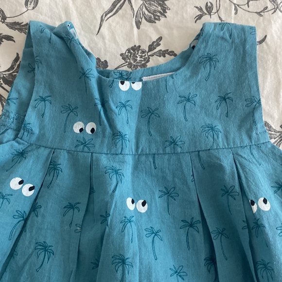 Dress, « la queue du chat” (French brand, bio, ethic and fun), sleeveless, 6M - Picture 3 of 6